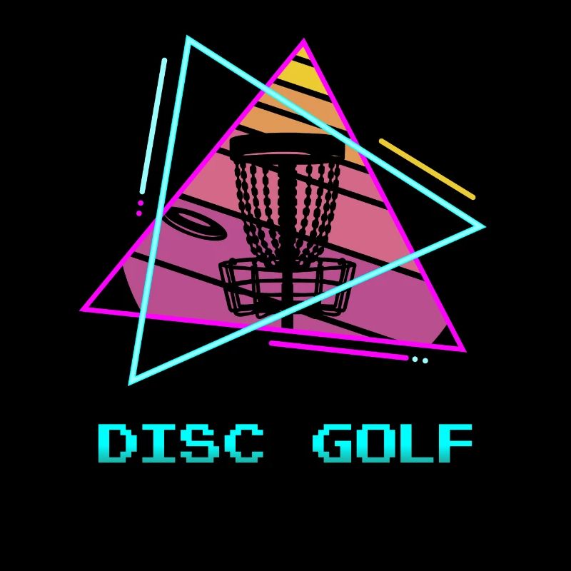 Retro Vintage Classic Disc Golf Player