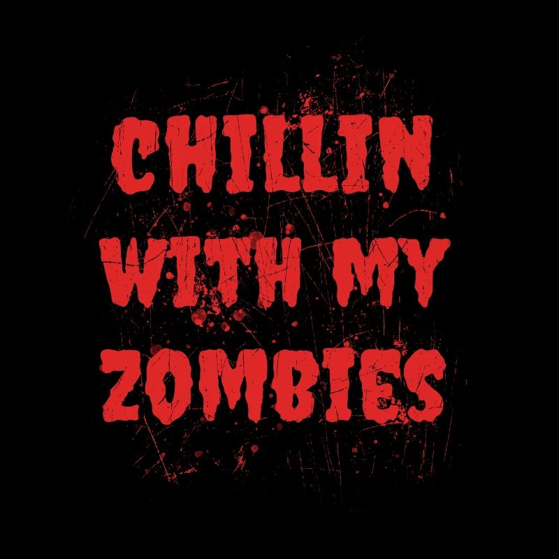 Bloodytext Chillin avec mes zombies