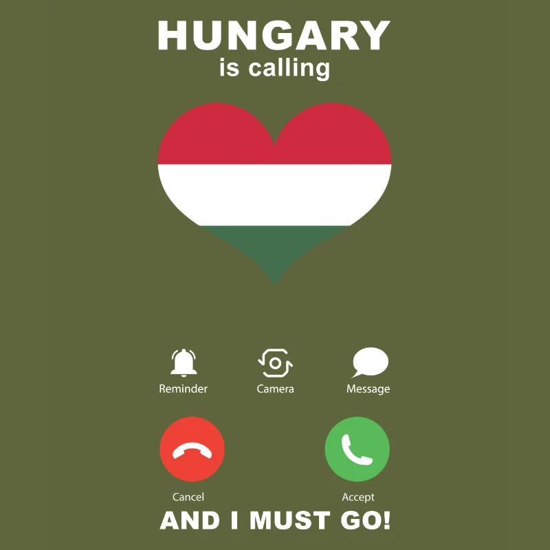 Ungarn is calling Ungarn Herz Souvenir