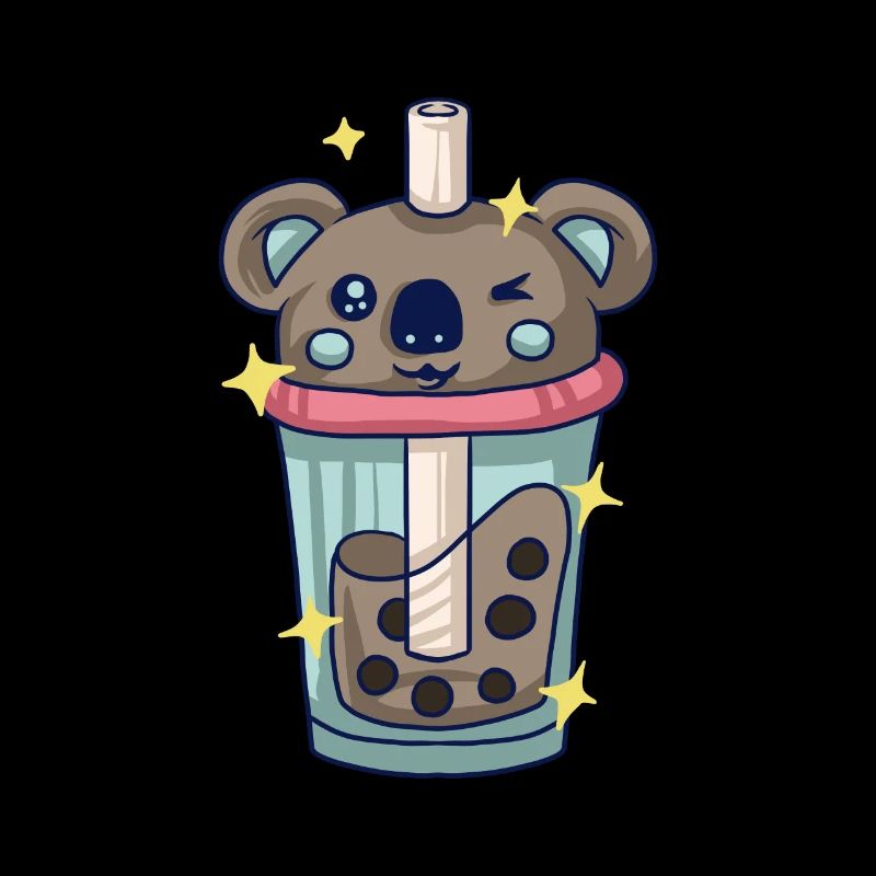 Kpop Koala Korean Pop Bubble Tea Geschenk Kinder