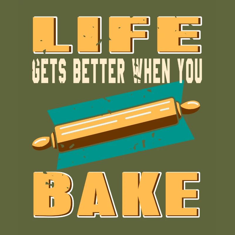 Life Gets Better When You Bake Cool Retro Baker