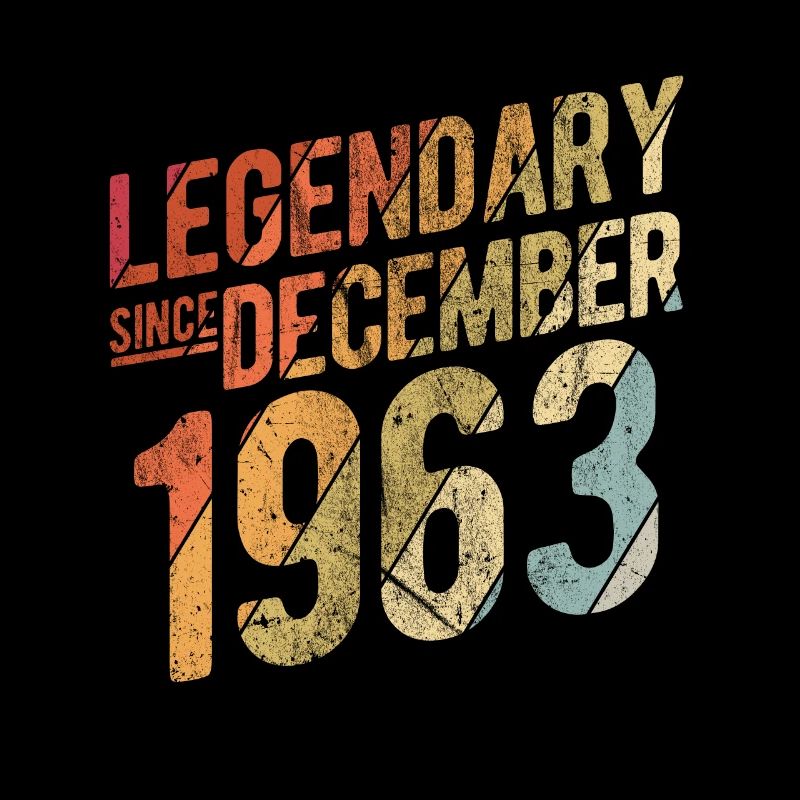 60th Birthday Gift Legendary Since December 1963 6