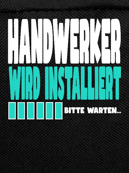 Handwerker wird installiert