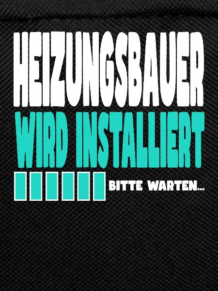 Heizungsbauer wird installiert