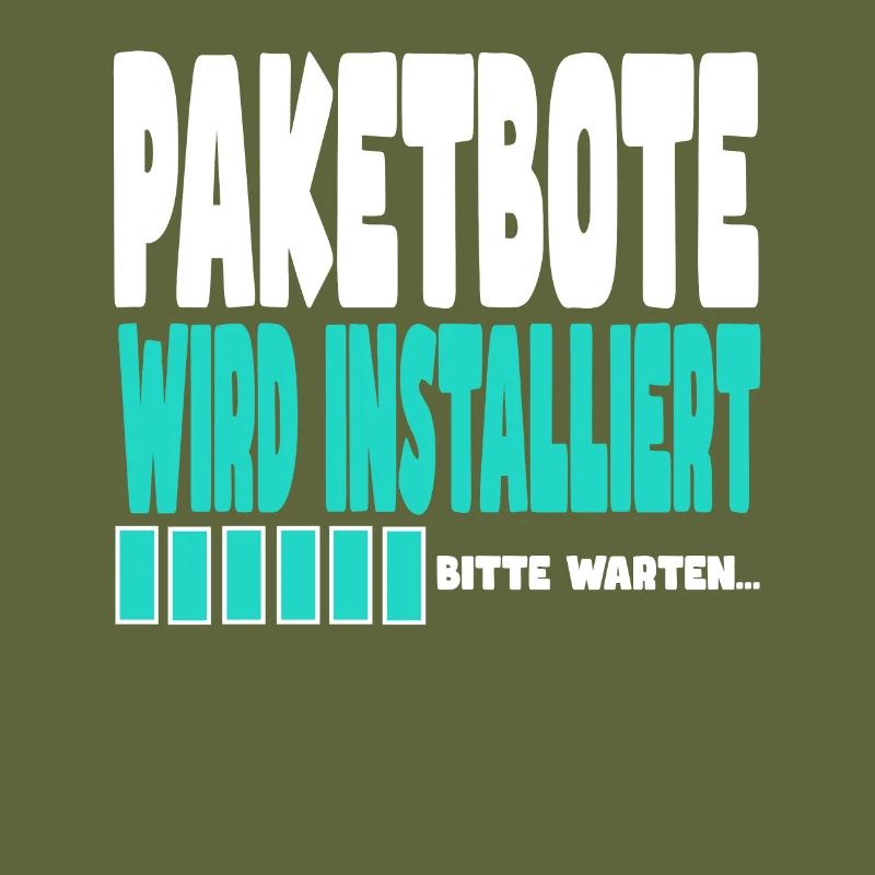 Paketbote wird installiert