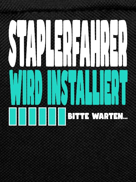 Staplerfahrer wird installiert