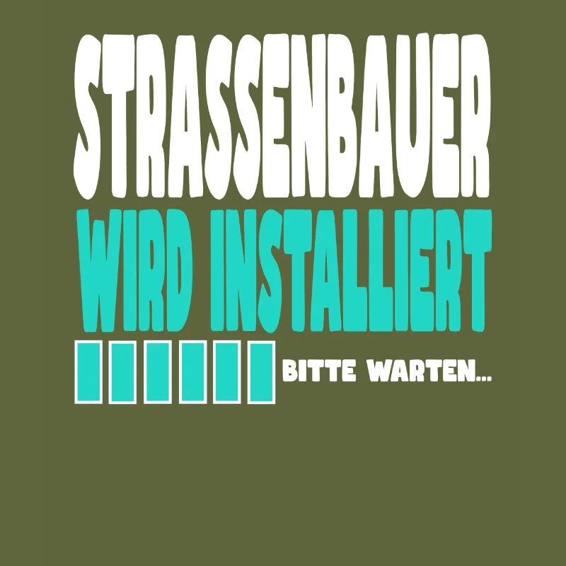 Strassenbauer wird installiert