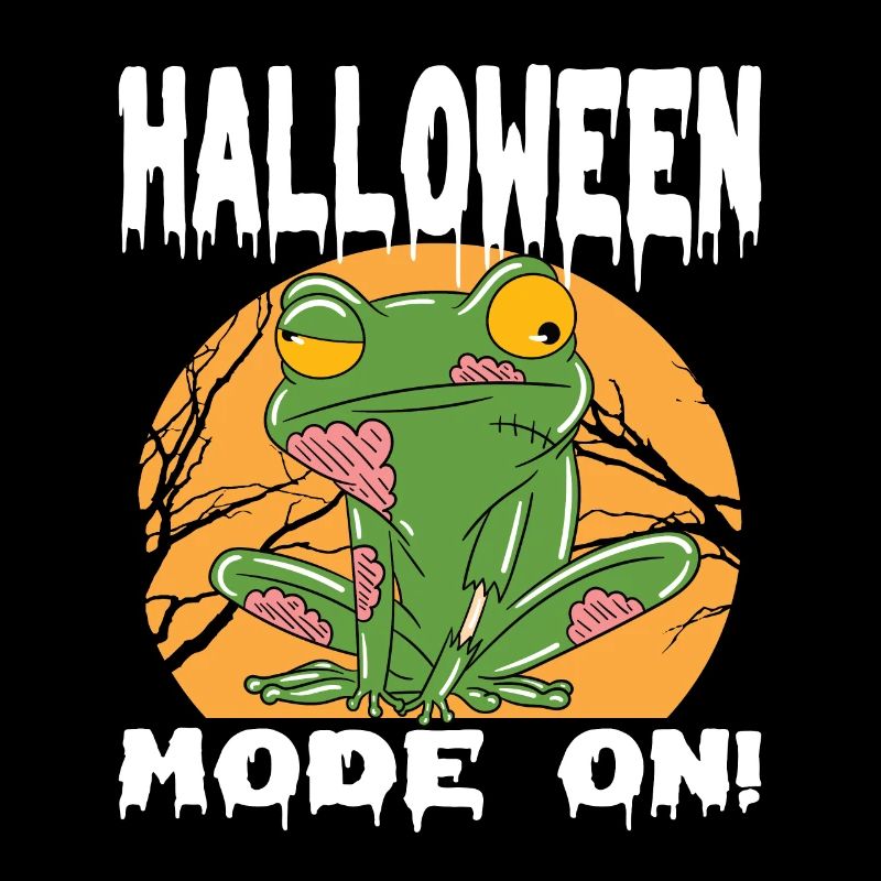 Halloween Zombie Animals Halloween Frog