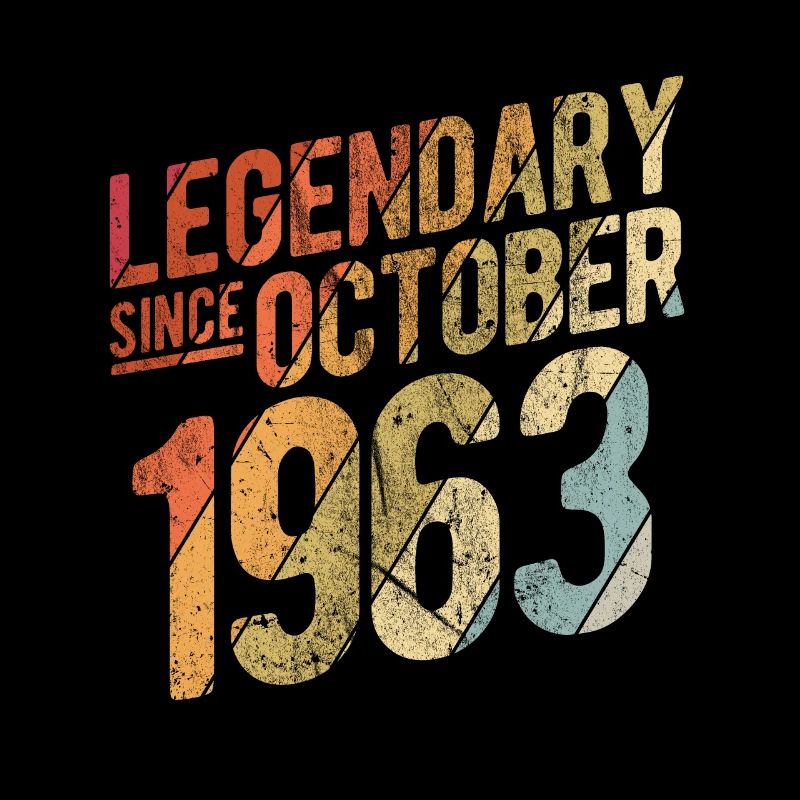 60th Birthday Gift Legendary Since October 1963 60