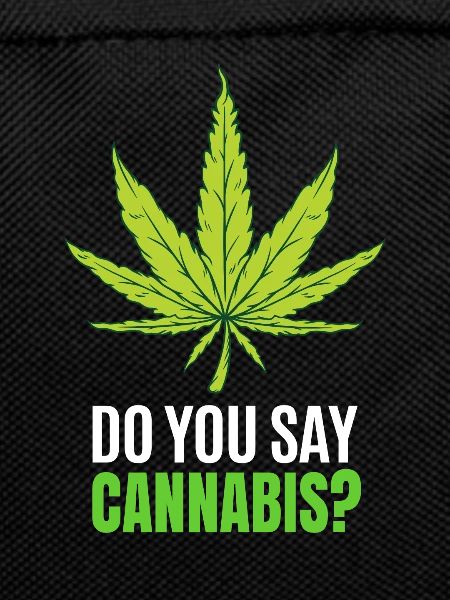 Smoking cannabis leaves