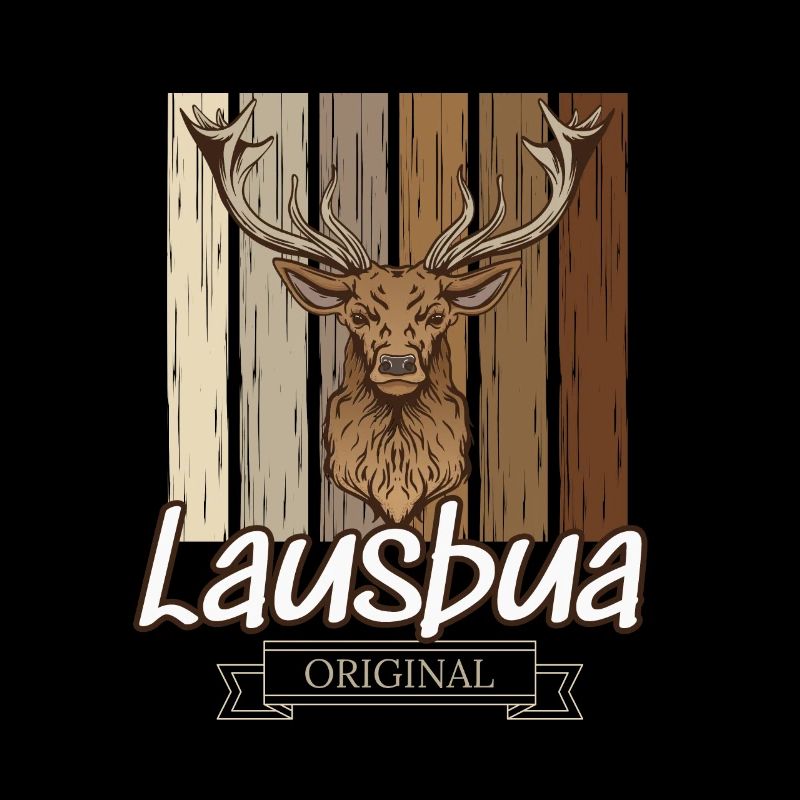 Lausbua Hirsch Lederhosen