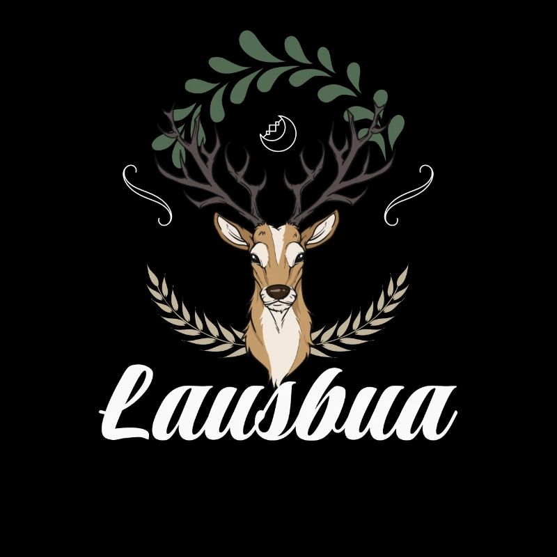 Lausbua Hirsch Lederhosen
