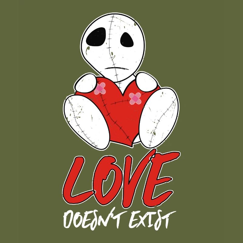 Liebe existiert nicht | Emo Kleidung | Emocore Goth Do