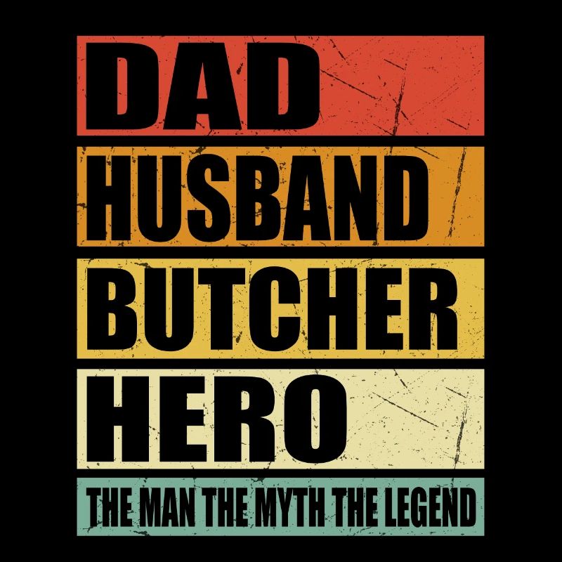 Vater Ehemann Metzger Held