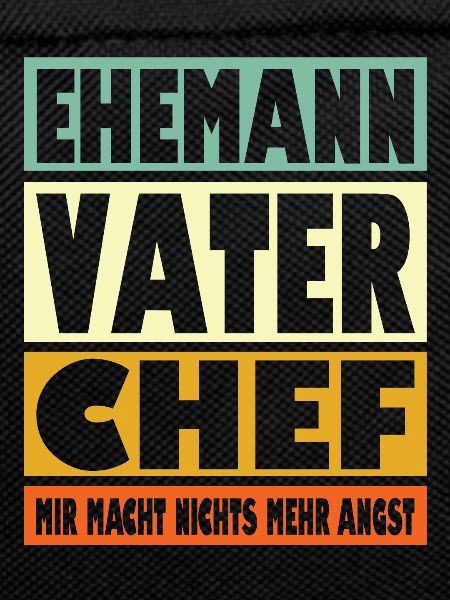 Chef Vater Ehemann Held