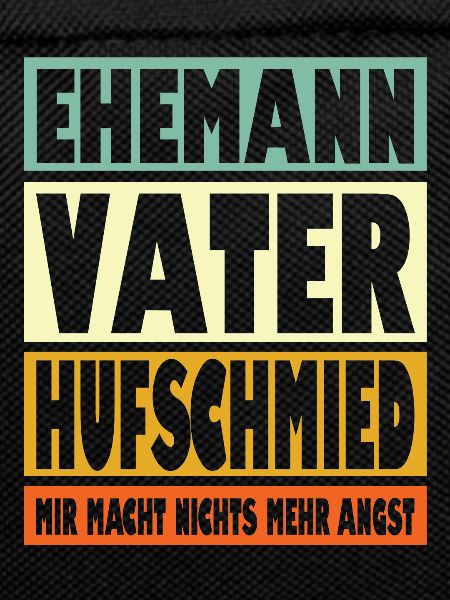 Hufschmied Vater Ehemann Held