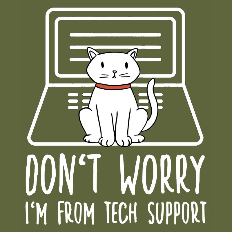 IT Cat Computer Scientist Motif for Cat Owners