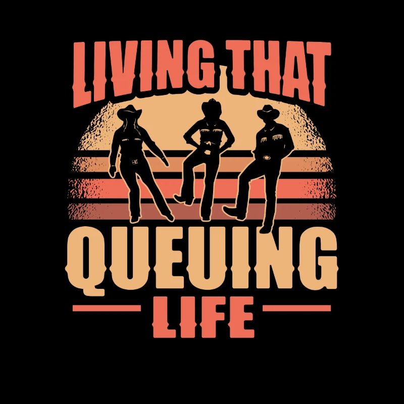 Line Dancing Cowboy Texas Line Dance Geschenk