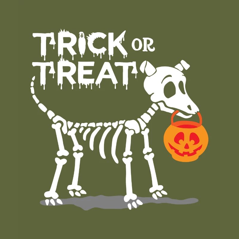 Süßes oder Saures Halloween Hund