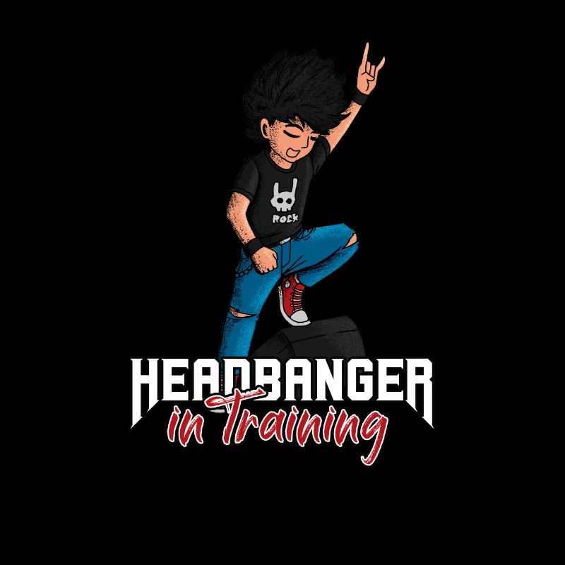 Kleine Rocker - Headbanger im Training