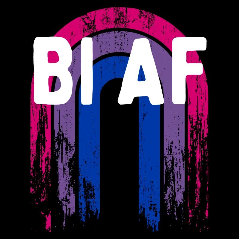 Bi AF Bisexual LGBTQ Bi Pride LGBT Funny Pride