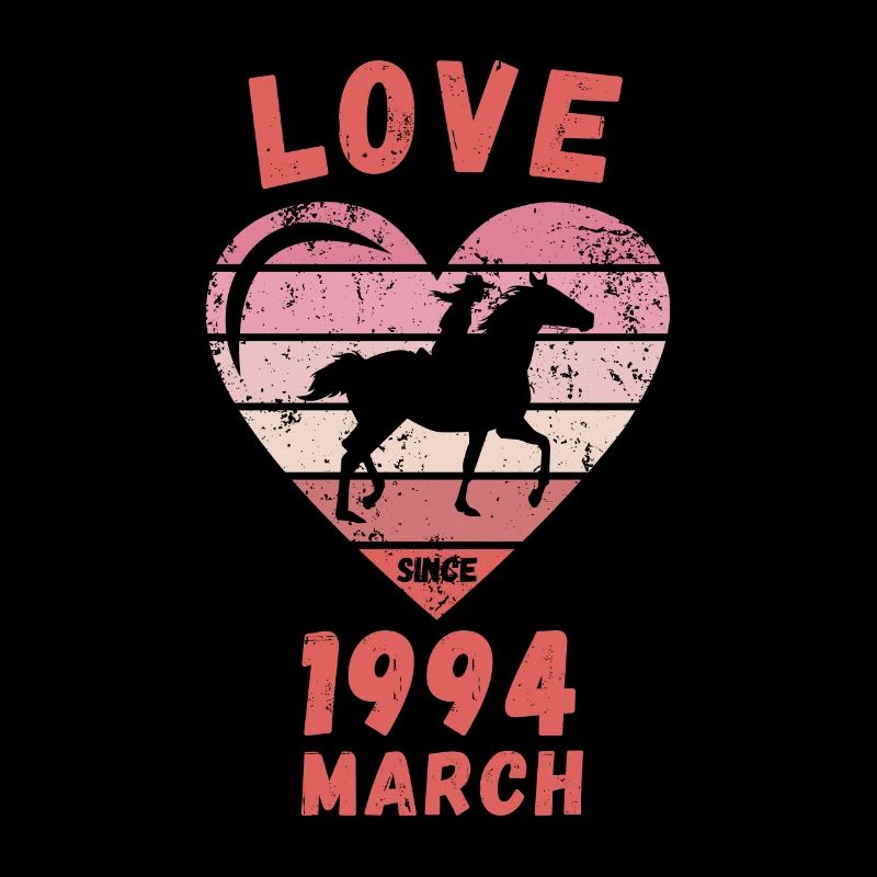Anniversaire de l’Amour de l’équitation Mars 1994