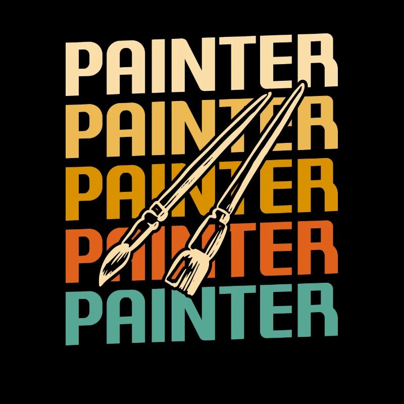 Retro Painter Paint Painting