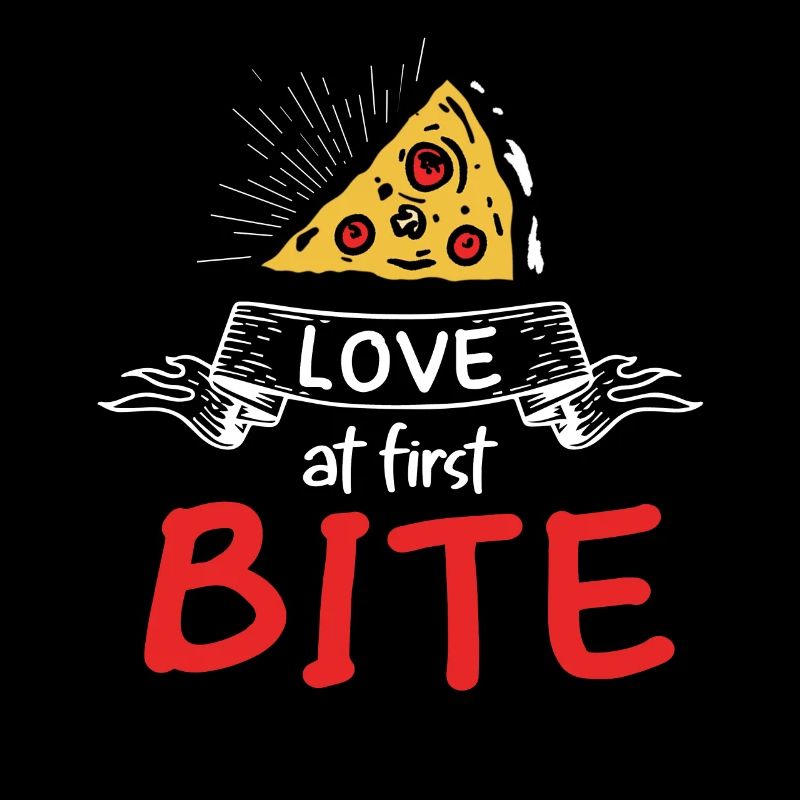 L'amour à la première bouchée Fabrication de pizza drôle