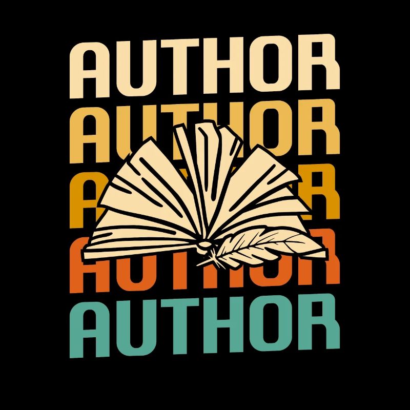 Retro Vintage Classic Author Book Writing