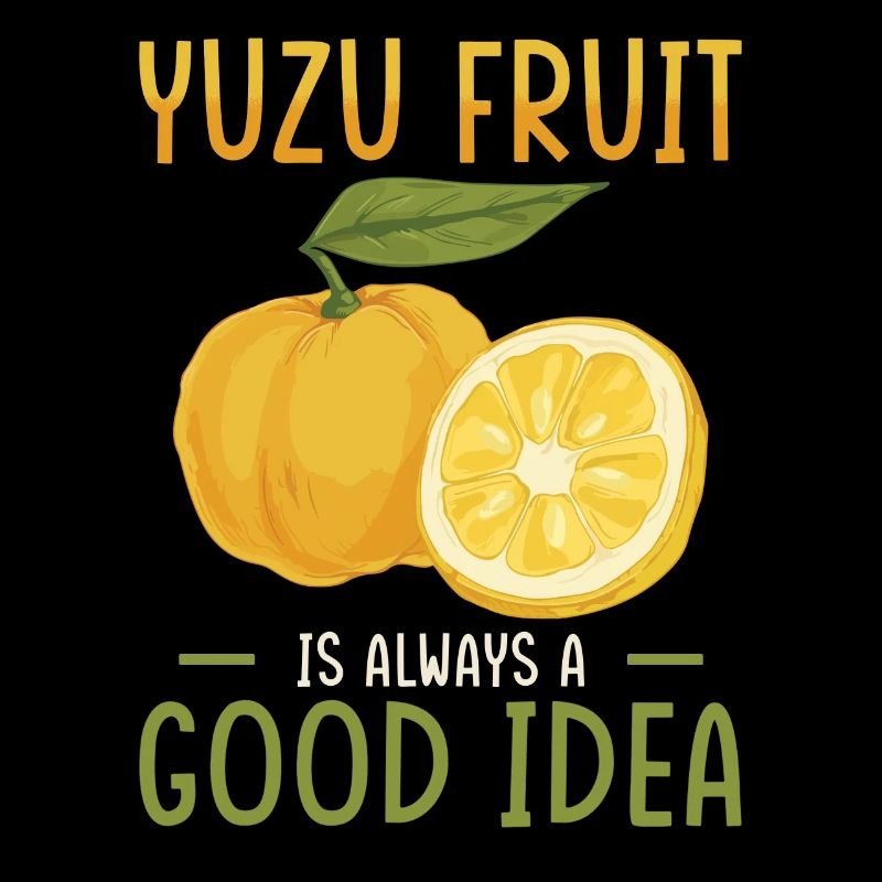 Yuzu Frucht Spruch
