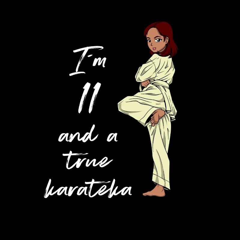 Ich bin 11 - Mädchen Karate