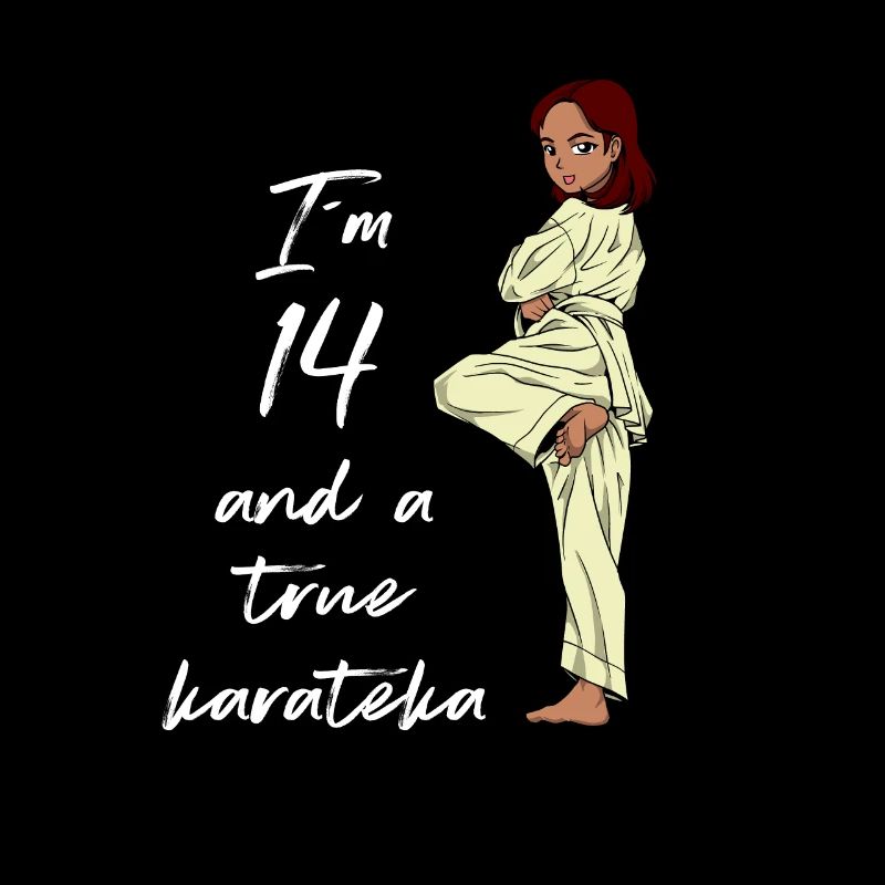 Ich bin 14 - Mädchen Karate