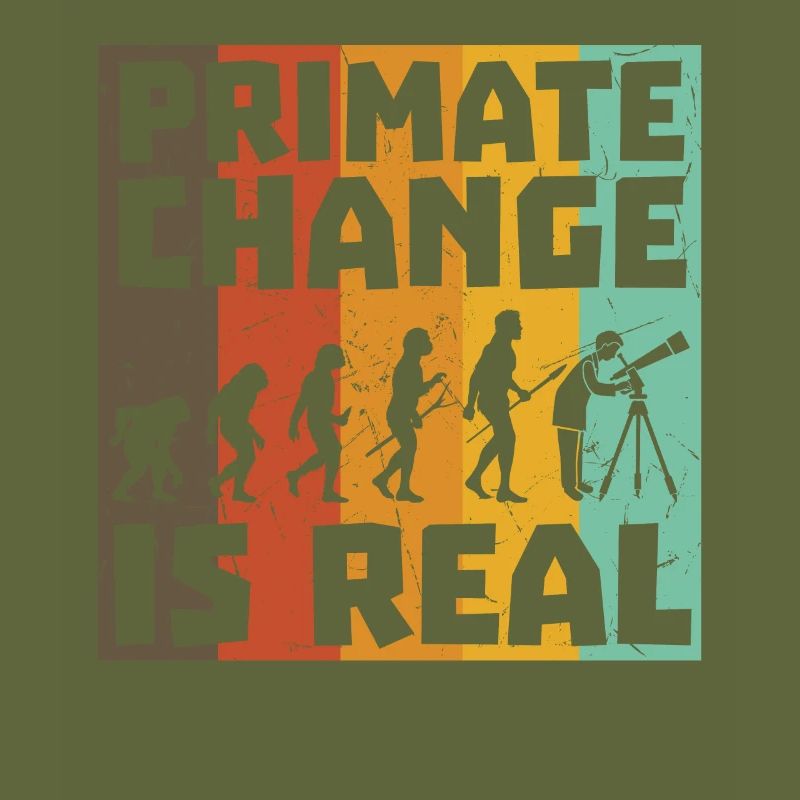 Primate Change Is Real Evolution Joke