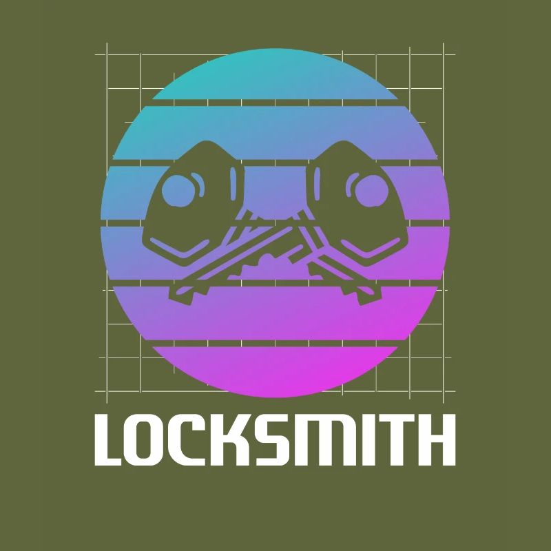 Retro Vintage Classic Locksmith Locksmithing