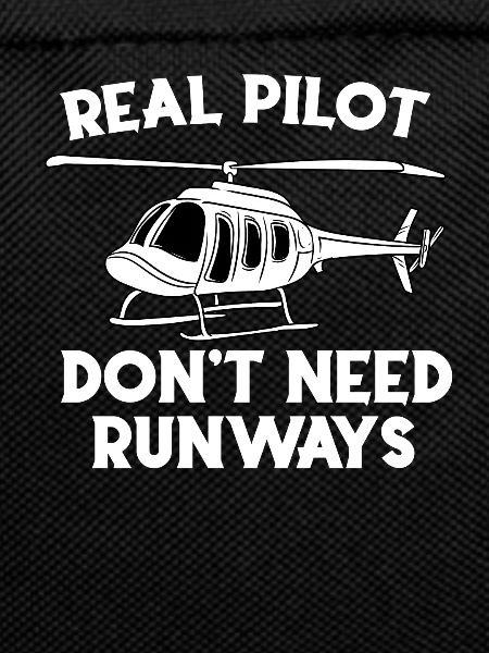Real pilots don't need runways