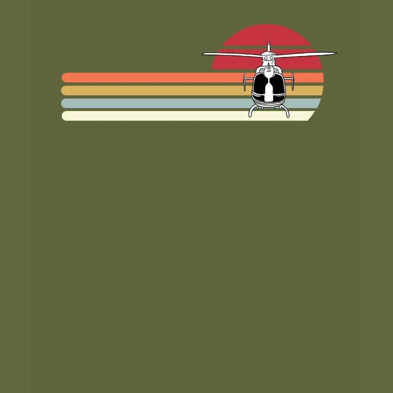 Retro helicopter