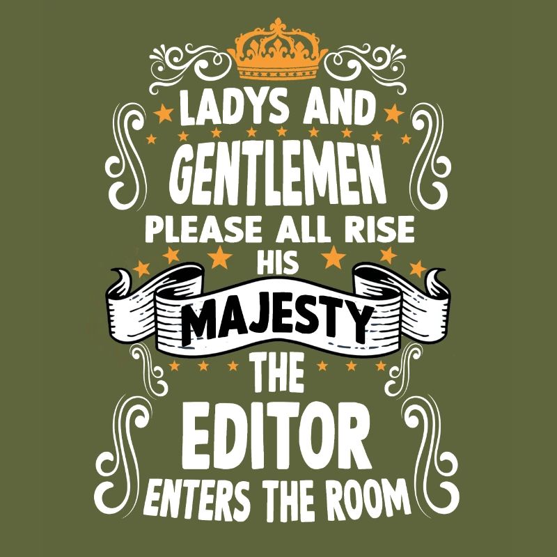 Editor T witziges Spruch Motiv Editor