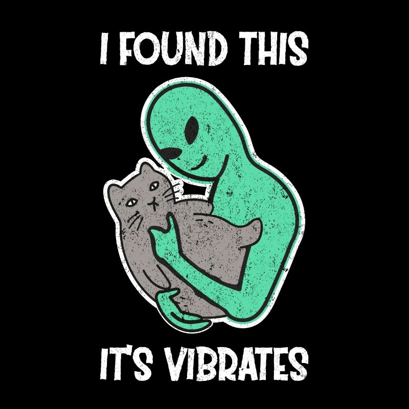 Alien Petting Cat Purrs I Found This It's Vibrates