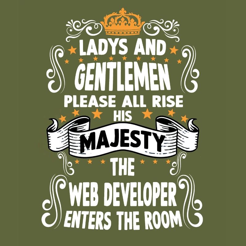 web developer T witziges Spruch Motiv Webdeveloper