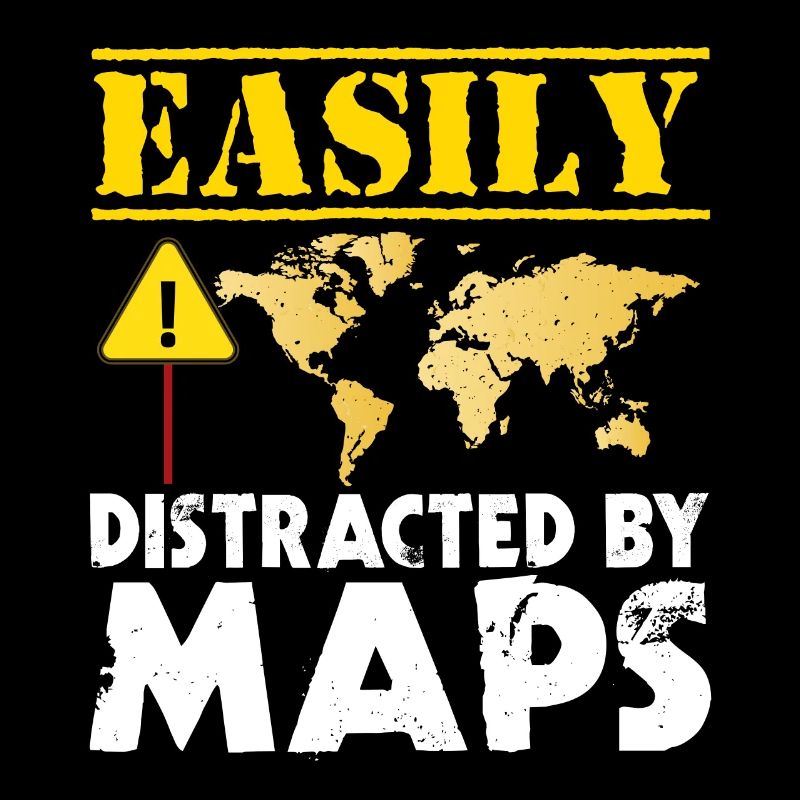 Easily distracted by maps geography mapping