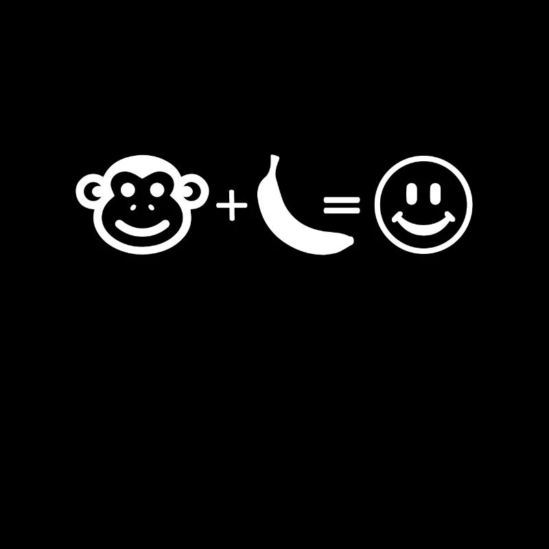 I love monkeys and bananas with plus