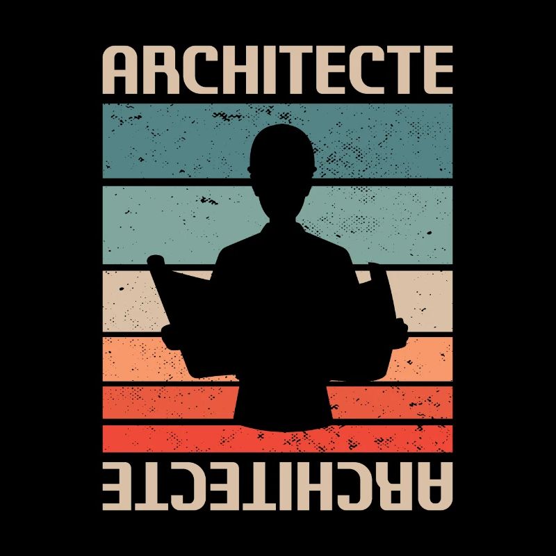 Vintage Retro Architecte Architecture