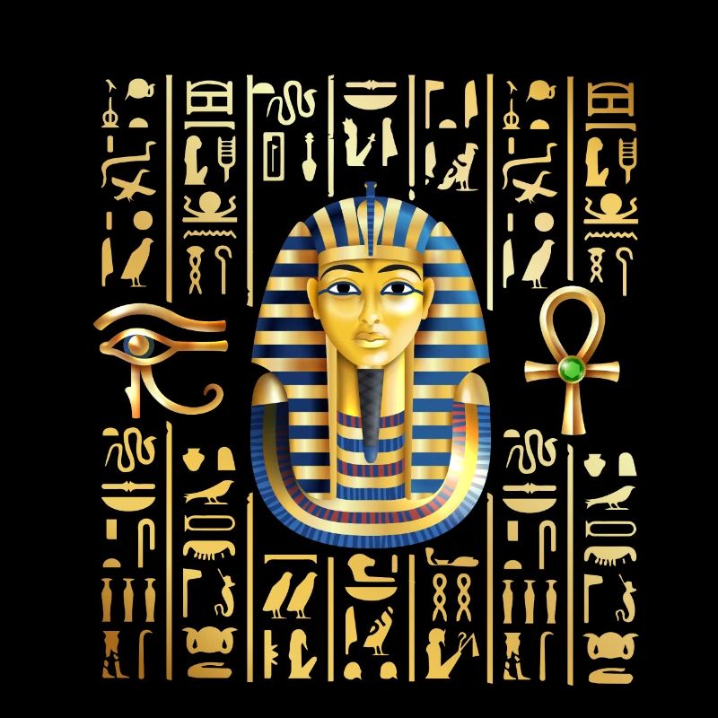 hiéroglyphes pharaon Conception pour un pharaon