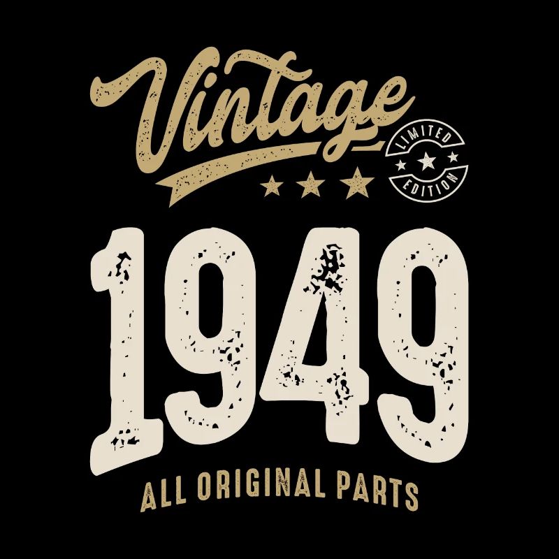 Millésime 1949 - 73ème anniversaire Rétro Classique