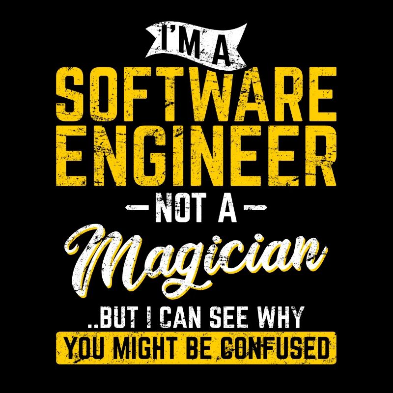 Ingénieur logiciel Pas un magicien Programmeur Develo