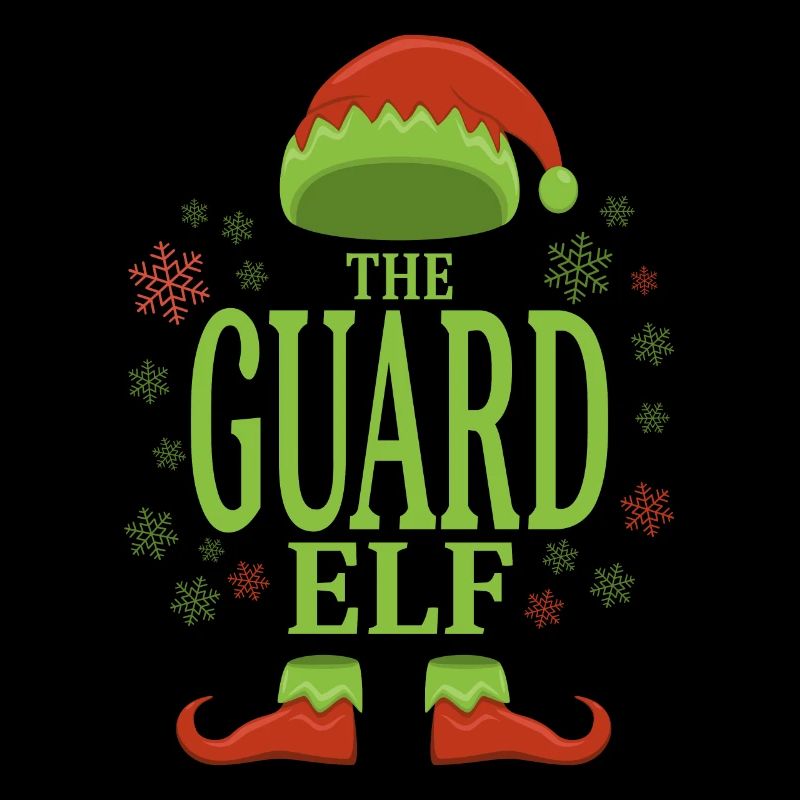 Security guard Christmas elf