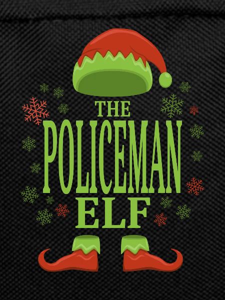 Policeman Christmas Elf