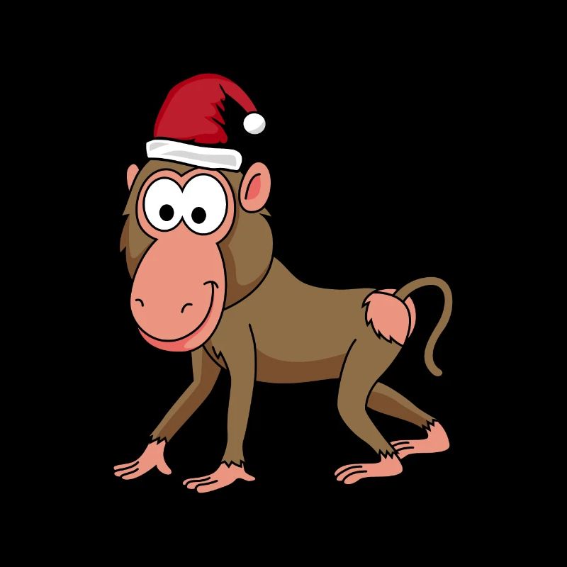 Monkey affe Weihnachten