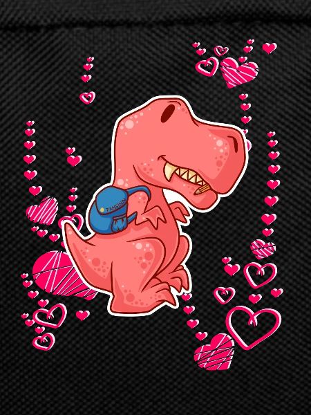 T-Rex Love Hearts Schoolchild