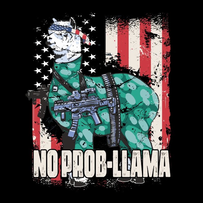 LLambo Alpaka Alpaca Llama Lustig NO PROB-LLAMA
